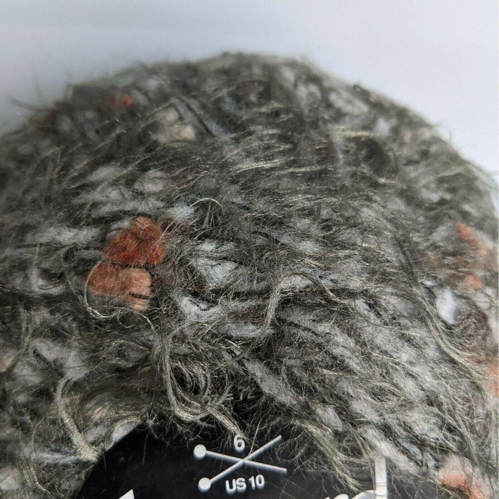 5/$15 Yarn Plassard Point Virgule 015 Shades of Grey w/ Off-white Tan Accents